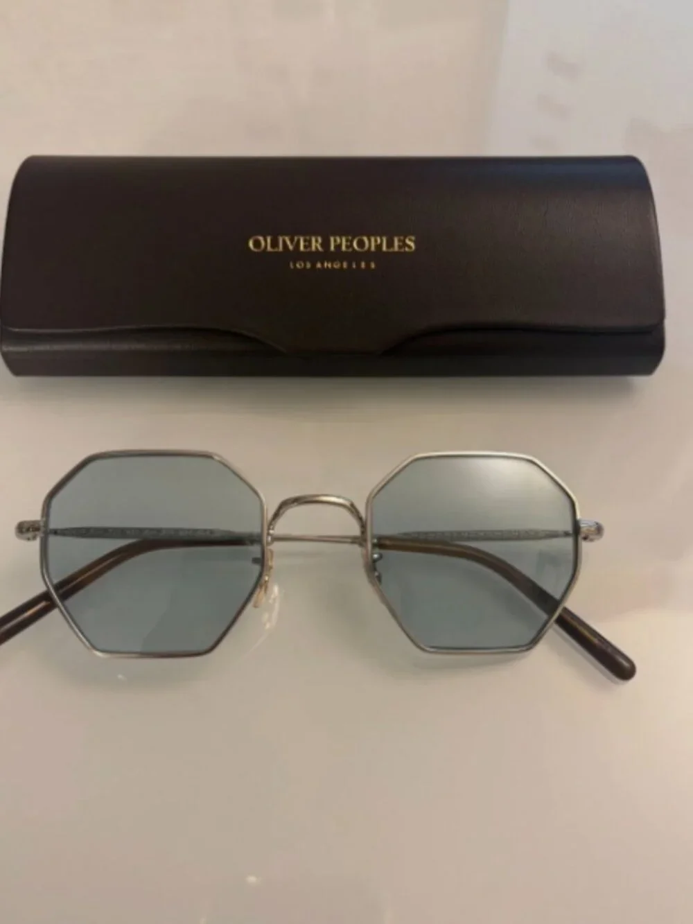 • OLIVER PEOPLES HOLENDER 47mm OV1312 in Sea Mist MSRP$465 Great Gift